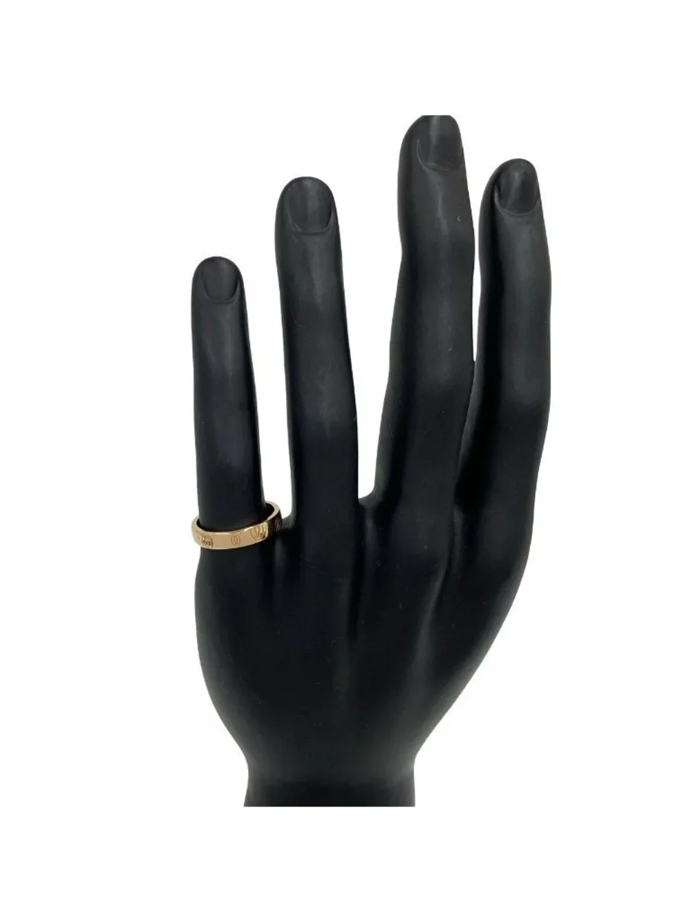 Cartier Happy Birthday Ring Logo Stamp 55 Pink Gold
